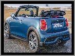 Kabriolet, Niebieski, Mini Cooper S